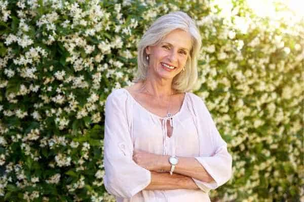 Older woman happy with urinary incontinence treatment Thatcham