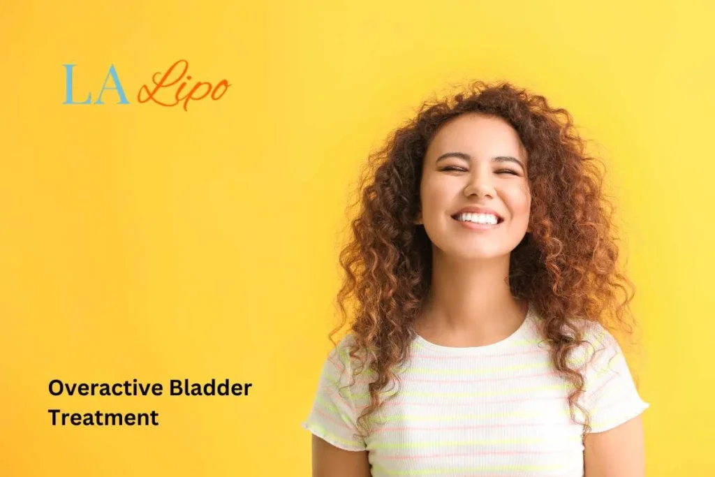 woman smiling about overactive bladder treatment Thatcham solutions