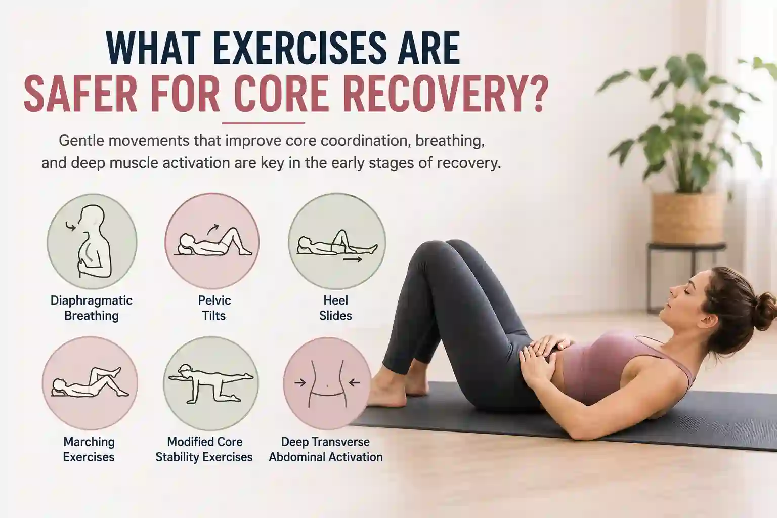 Which exercises may help diastasis recti Thatcham?